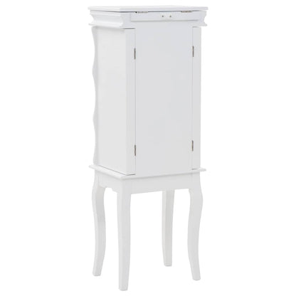 vidaXL Schmuckschrank Weiß