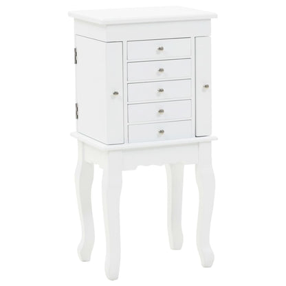 vidaXL Schmuckschrank Weiß
