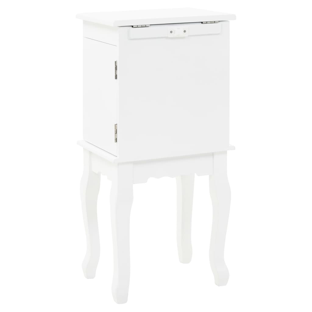 vidaXL Schmuckschrank Weiß