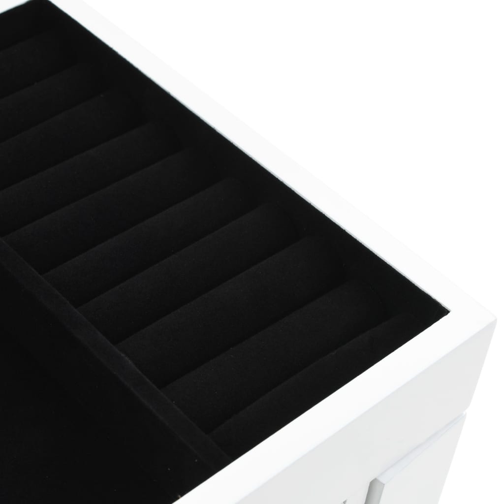 vidaXL Schmuckschrank Weiß
