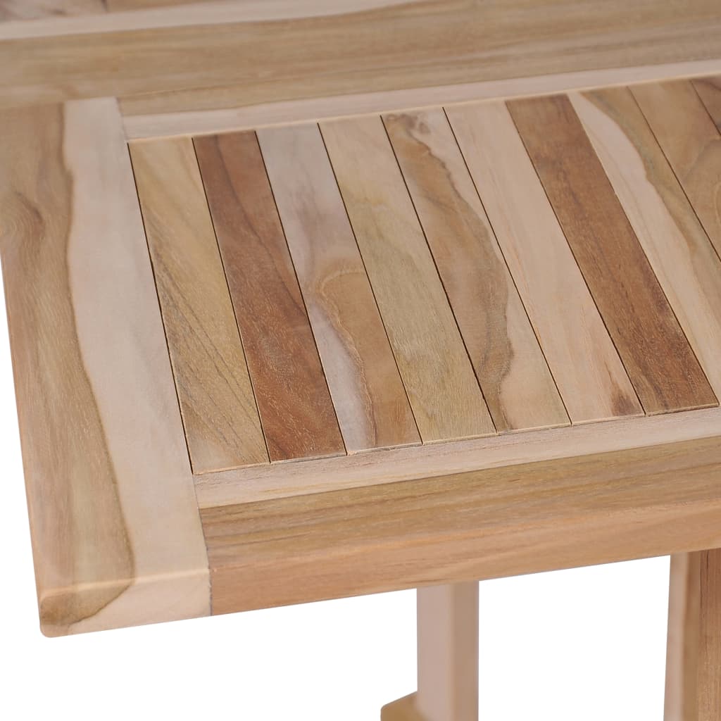 7-tlg. Garten-Essgruppe Klappbar Massivholz Teak