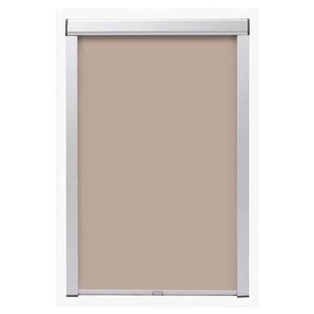 vidaXL Verdunkelungsrollo Beige FK06