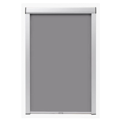 vidaXL Verdunkelungsrollo Grau MK06