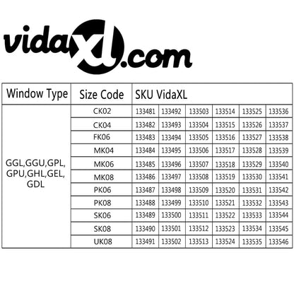 vidaXL Plissé Crème SK08