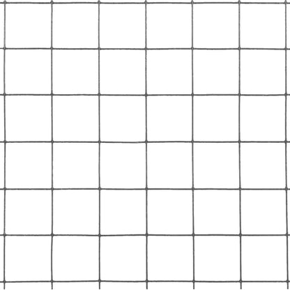 vidaXL Clôture grillagée en acier avec revêtement en PVC 10x1 m Gris