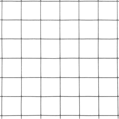 vidaXL Clôture grillagée en acier avec revêtement PVC 10x0,5 m Gris