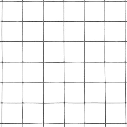 vidaXL Clôture grillagée en acier avec revêtement PVC 10x0,5 m Gris