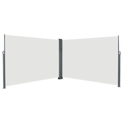 vidaXL Store latéral rétractable crème 600 x 200 cm Métal