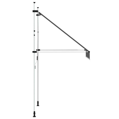 vidaXL Einziehbare Markise Handbetrieben 150 cm Anthrazit