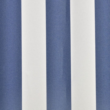 vidaXL Markisenbespannung Canvas Blau & Weiß 350x250 cm