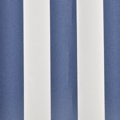 vidaXL Markisenbespannung Canvas Blau & Weiß 450x300 cm