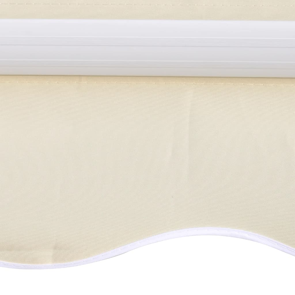 vidaXL Markisenbespannung Canvas Creme 350x250 cm