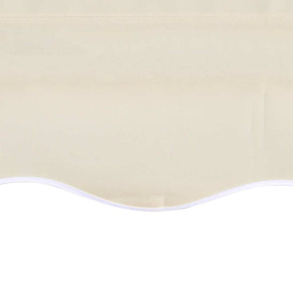 vidaXL Markisenbespannung Canvas Creme 500x300 cm