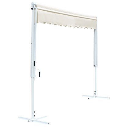 vidaXL Store banne autoportant 3x3 m Crème