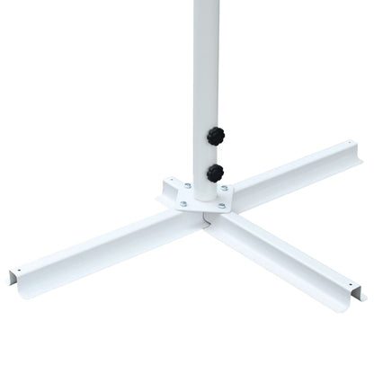 vidaXL Store banne autoportant crème 4 x 3 m