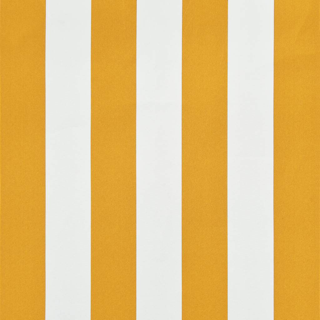 vidaXL Einziehbare Markise 150×150 cm Gelb und Weiß