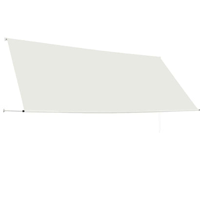 vidaXL Einziehbare Markise 350×150 cm Creme