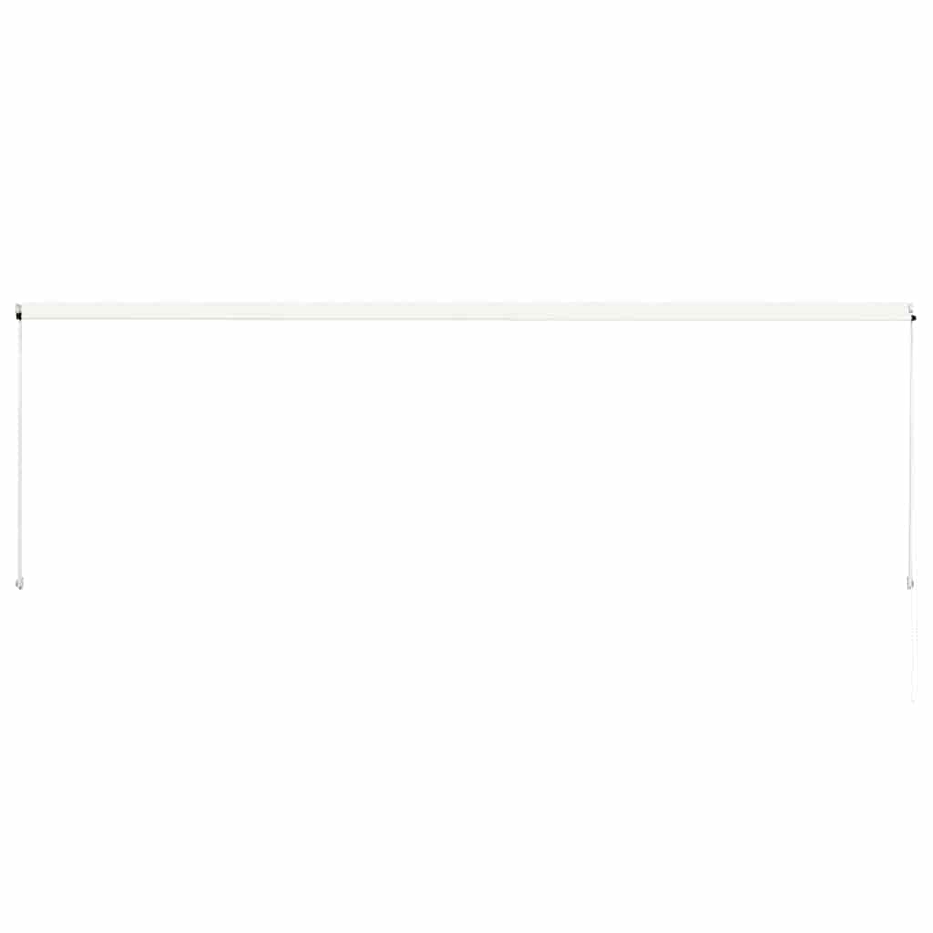 vidaXL Einziehbare Markise 400×150 cm Creme