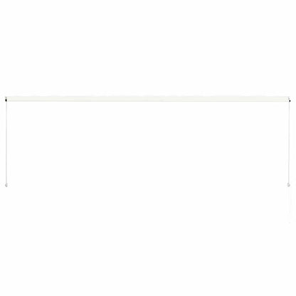 vidaXL Einziehbare Markise 400×150 cm Creme