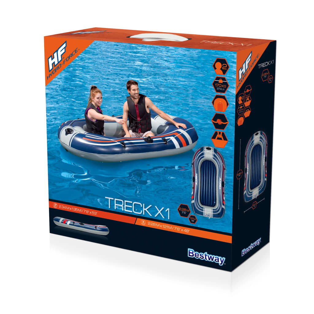 Bateau pneumatique Bestway Hydro-Force Treck X1 228x121 cm 61064