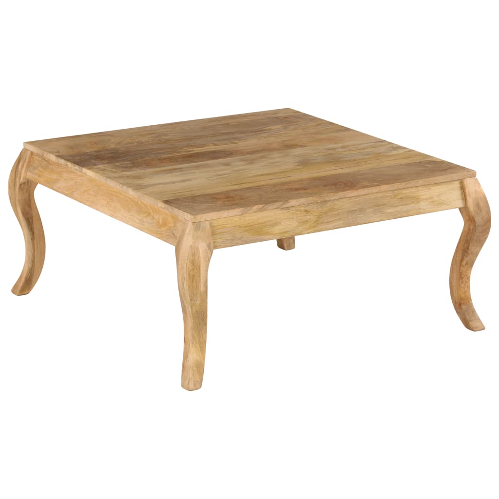 vidaXL Table basse 80x80x40 cm Bois de manguier massif