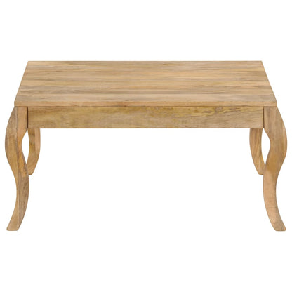 vidaXL Table basse 80x80x40 cm Bois de manguier massif