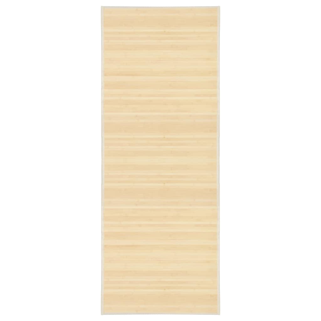 vidaXL Tapis en bambou 80x200 cm Naturel