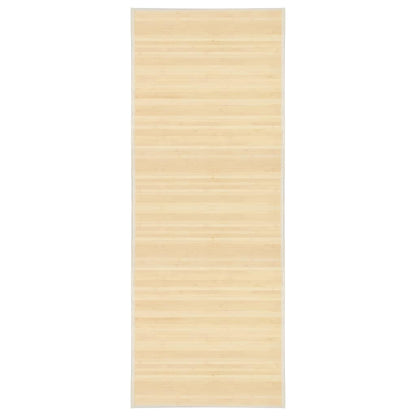 vidaXL Tapis en bambou 80x200 cm Naturel