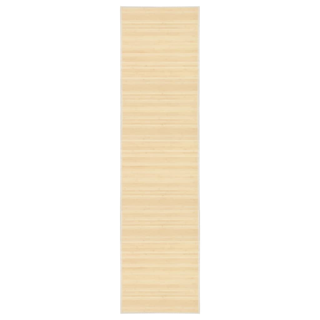 vidaXL Tapis en bambou 80x300 cm naturel