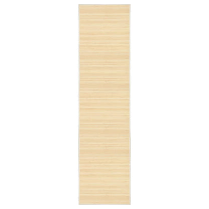 vidaXL Tapis en bambou 80x300 cm naturel