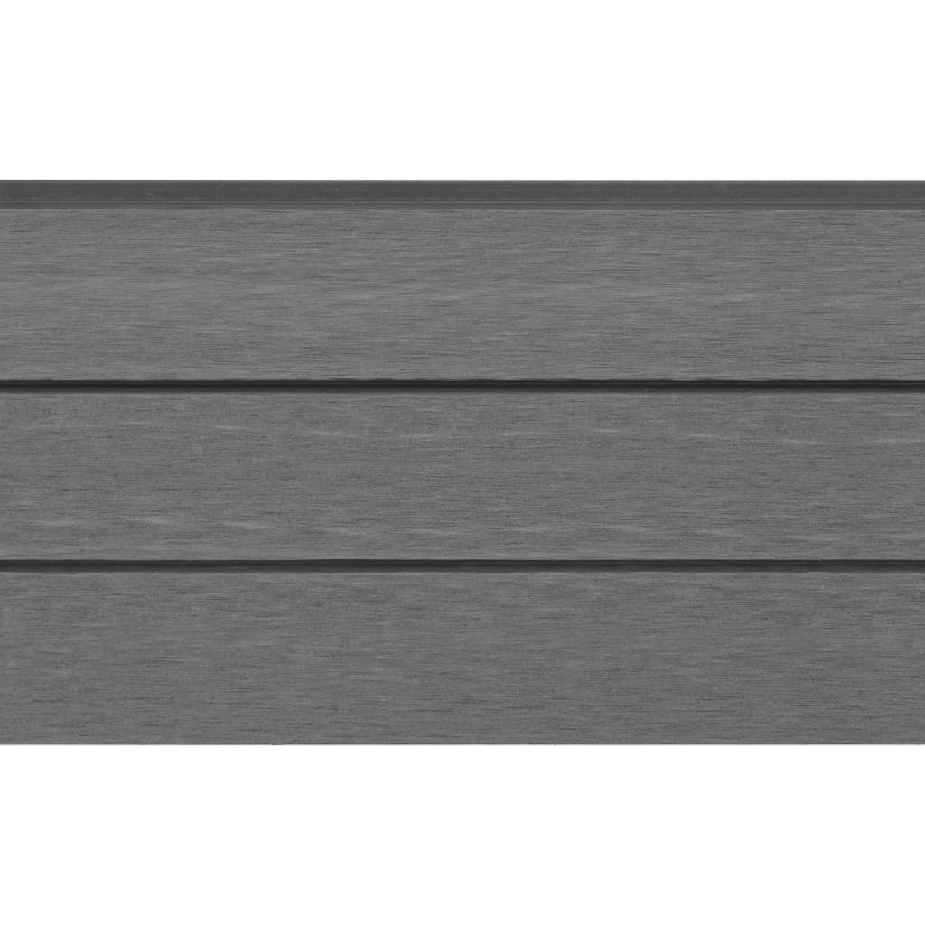 vidaXL Ersatz-Zaunbretter 9 Stk. WPC 170 cm Grau