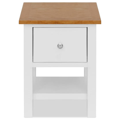 vidaXL Table de chevet 36x30x47 cm en chêne massif