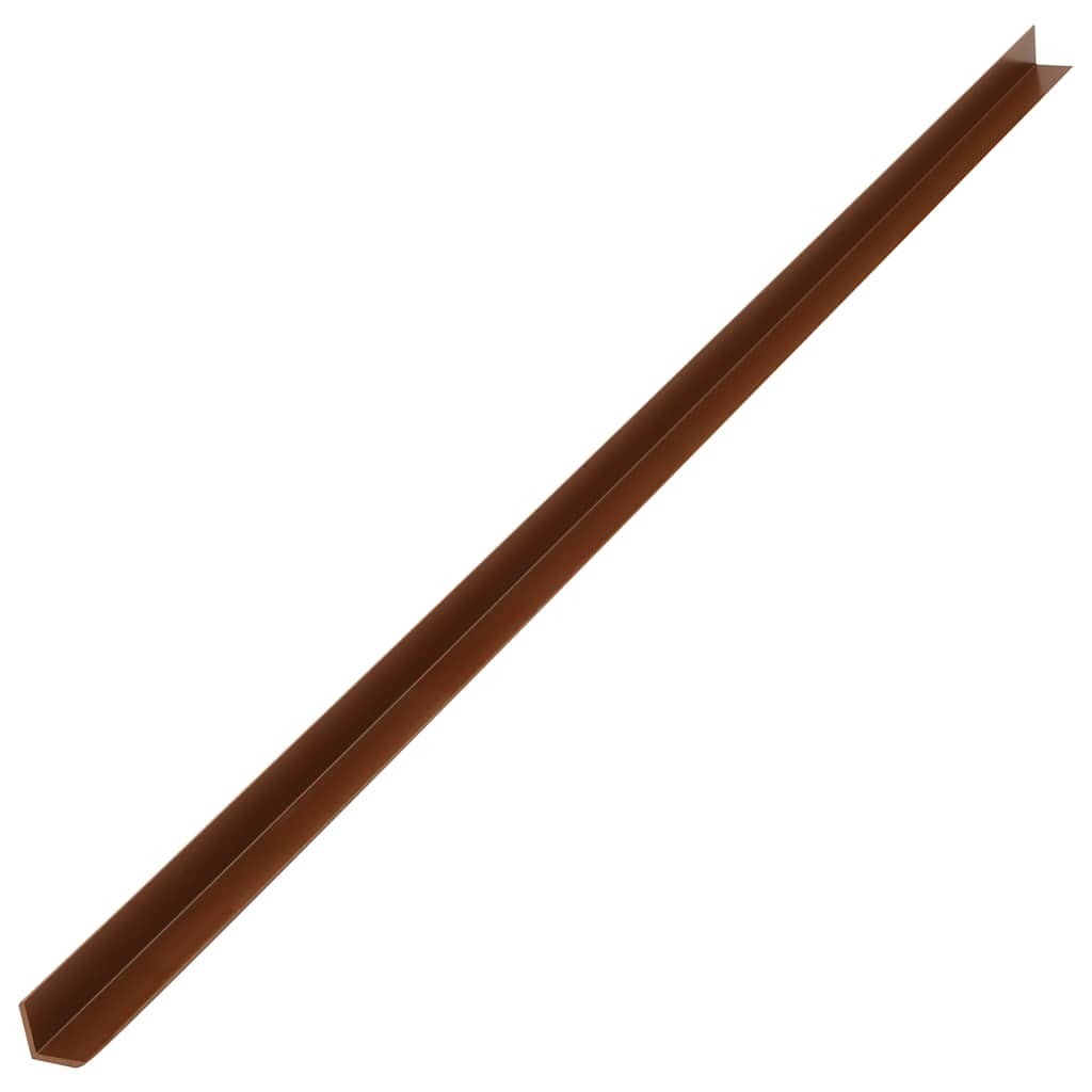 vidaXL Plinthes d'angle 5 pcs WPC 170 cm Marron clair