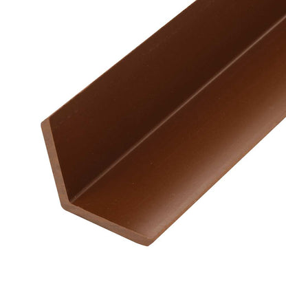 vidaXL Plinthes d'angle 5 pcs WPC 170 cm Marron clair