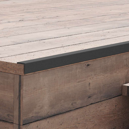 Winkelleisten 5 Stk. WPC 170 cm Schwarz