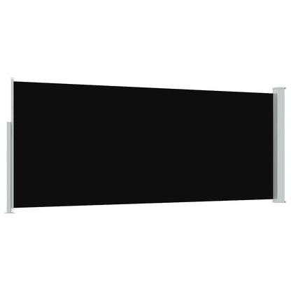 Ausziehbare Seitenmarkise 120x300 cm Schwarz