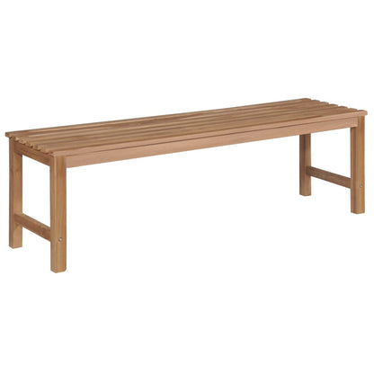Gartenbank 150 cm Massivholz Teak