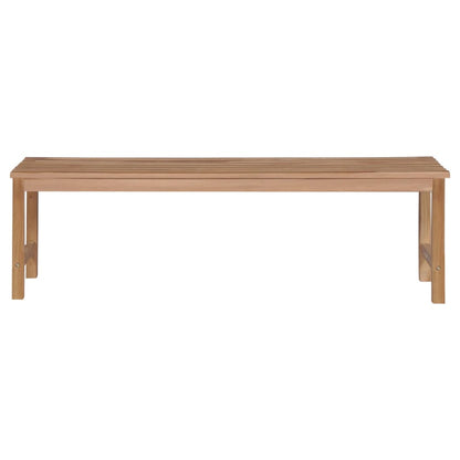 Gartenbank 150 cm Massivholz Teak