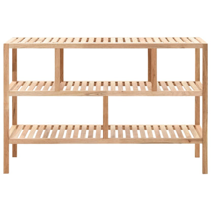 vidaXL Badregal Massivholz Walnuss 100x40x65 cm