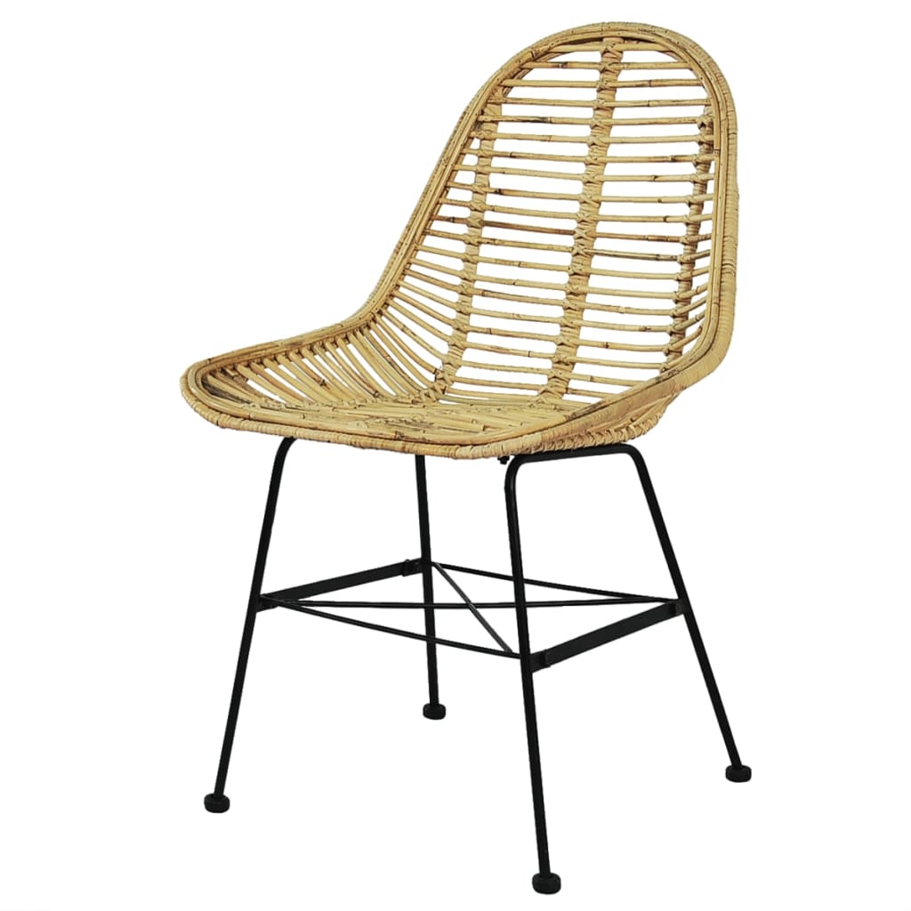 vidaXL Chaises de salle à manger 6 pcs Rotin naturel