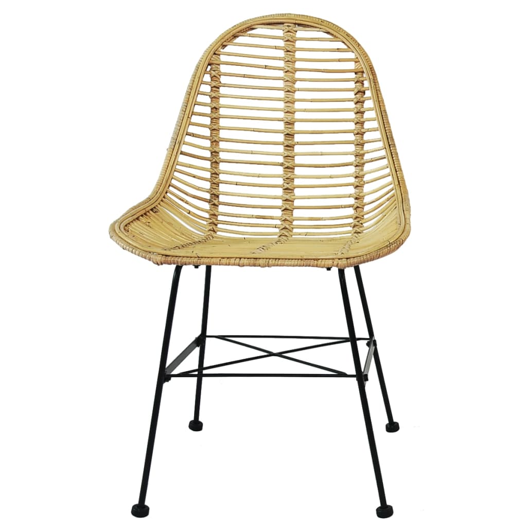 vidaXL Chaises de salle à manger 6 pcs Rotin naturel