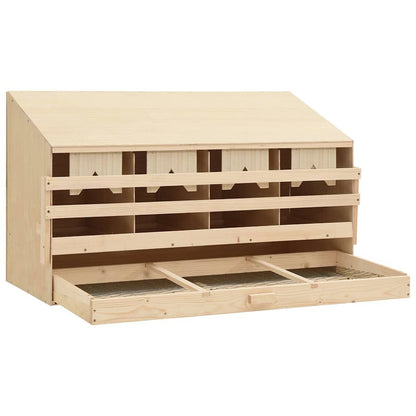 vidaXL 4er Legenest 106x40x59 cm Massivholz Kiefer