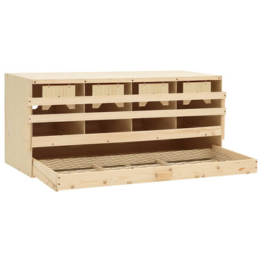 vidaXL 4er Legenest 106x40x45 cm Massivholz Kiefer