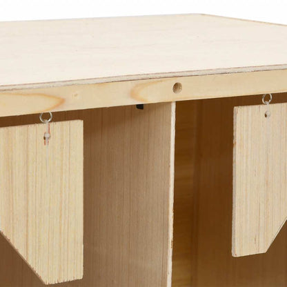 vidaXL 4er Legenest 106x40x45 cm Massivholz Kiefer