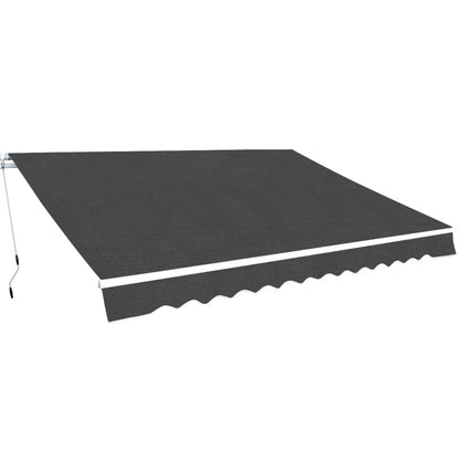 vidaXL Store banne 400 cm anthracite