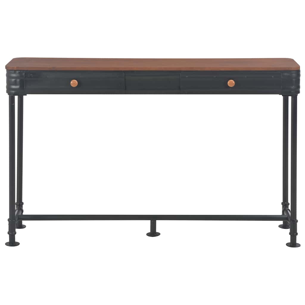vidaXL Konsolentisch mit 2 Schubladen 120x30x75 cm Massivholz Tanne