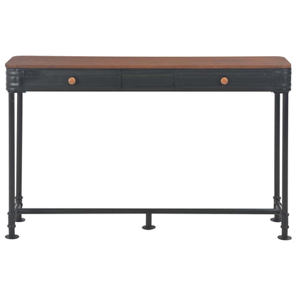 vidaXL Konsolentisch mit 2 Schubladen 120x30x75 cm Massivholz Tanne