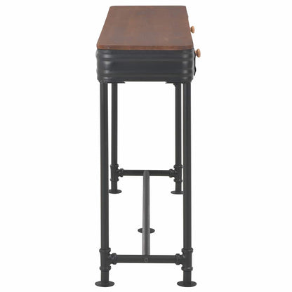 vidaXL Konsolentisch mit 2 Schubladen 120x30x75 cm Massivholz Tanne