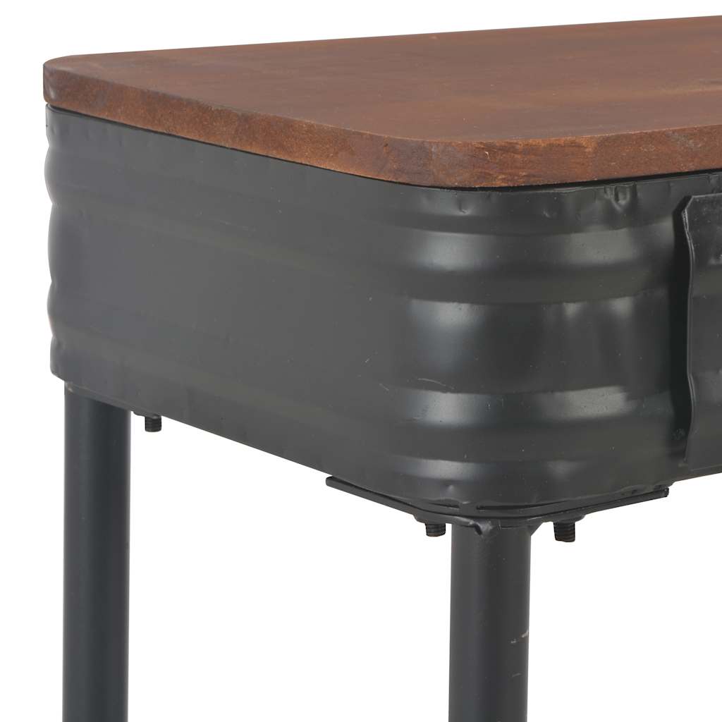vidaXL Konsolentisch mit 2 Schubladen 120x30x75 cm Massivholz Tanne