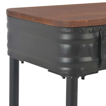 vidaXL Konsolentisch mit 2 Schubladen 120x30x75 cm Massivholz Tanne